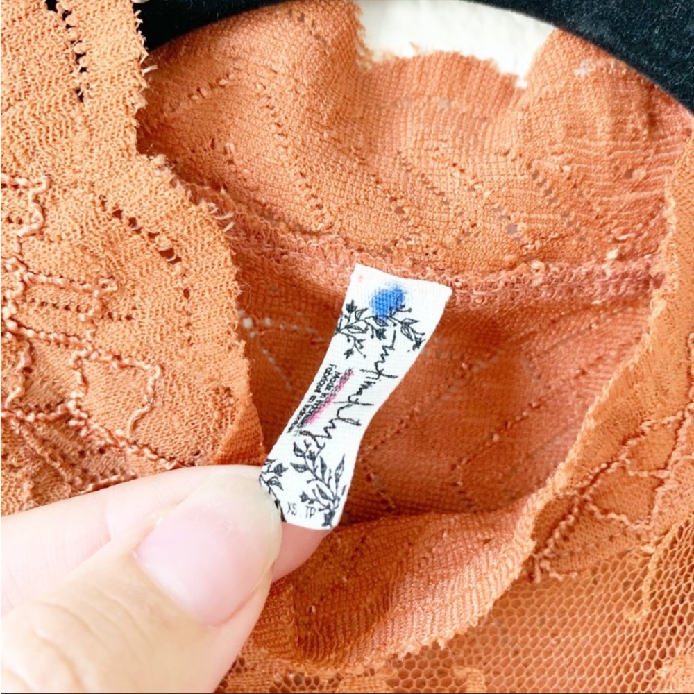 Free People Intimately Lace Inset Mock Tank 🍂 - Picture 4 of 5